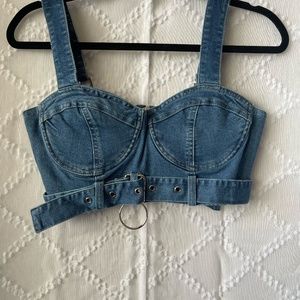 Taryn Denim Skirt Set